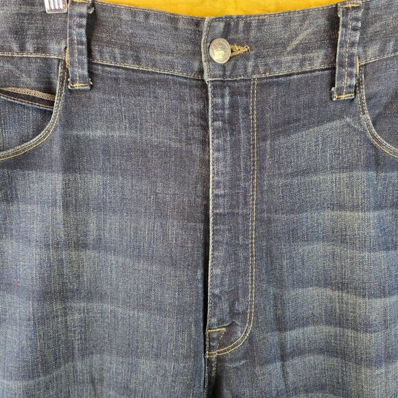 Agave Denim Jeans Mens 42x34 Blue Denim Pragmatist Relaxed Straight USA Made A42 - Picture 3 of 11